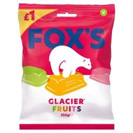 Fox's Glacier Fruits 100g £1 PMP